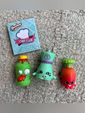 Shopkins Season 6 Chef Club Lot & Grossery Gang Figure